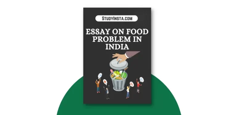 Essay on Food Problem in India
